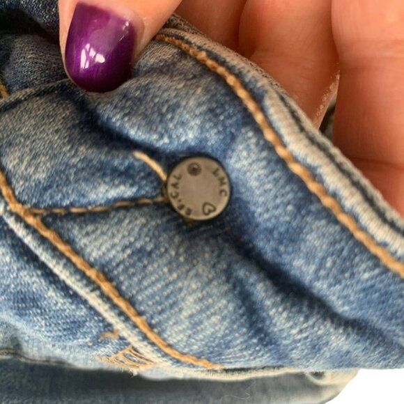 Levi's Selvedge Black Label Big E High Rise Skinny Jeans Pocket Detail - Picture 8 of 12